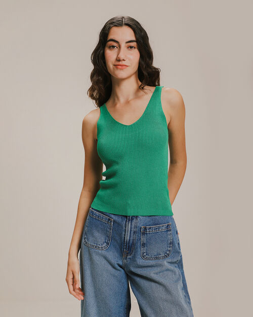 Top De Punto Cuello V